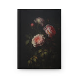 Dark Academia Botanical Rose Aesthetic Notebook Journal