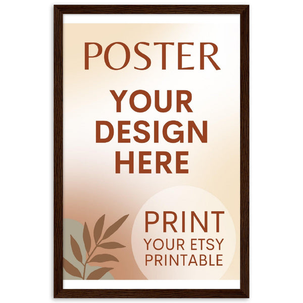Custom FRAMED Poster | Photo | Painting Printing, Print Your Design, Print Digital Download, Etsy Printable File Download Printing Services