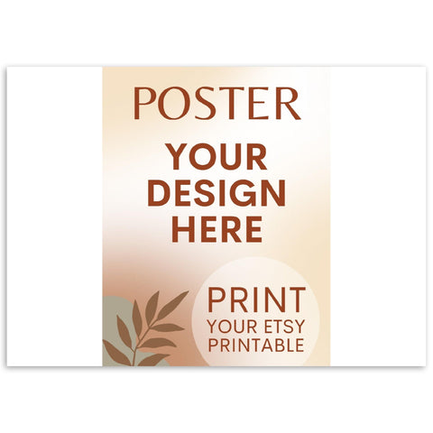 Custom Poster | Photo | Painting Printing, Print Your Design, Print Your Digital Download, Etsy Printable File Download Printing Services