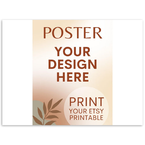 Custom Poster | Photo | Painting Printing, Print Your Design, Print Your Digital Download, Etsy Printable File Download Printing Services