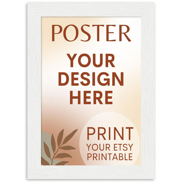 Custom FRAMED Poster | Photo | Painting Printing, Print Your Design, Print Digital Download, Etsy Printable File Download Printing Services