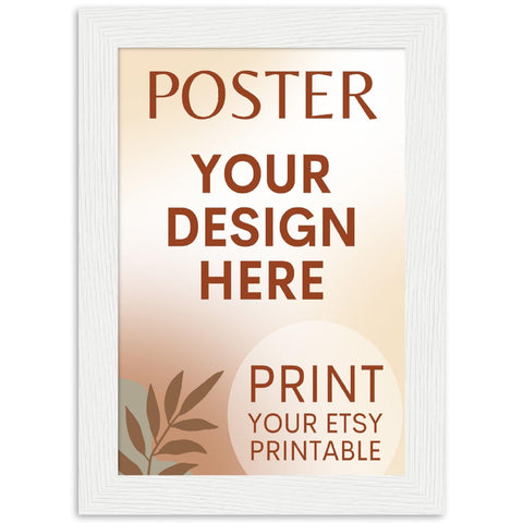 Custom FRAMED Poster | Photo | Painting Printing, Print Your Design, Print Digital Download, Etsy Printable File Download Printing Services