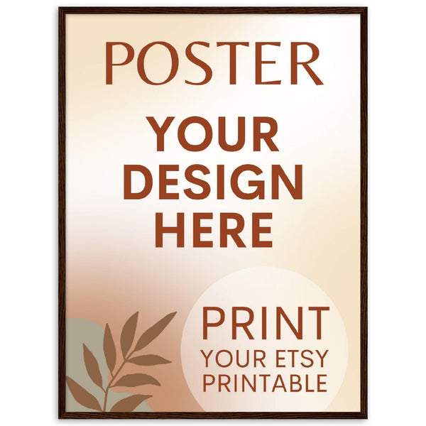 Custom FRAMED Poster | Photo | Painting Printing, Print Your Design, Print Digital Download, Etsy Printable File Download Printing Services