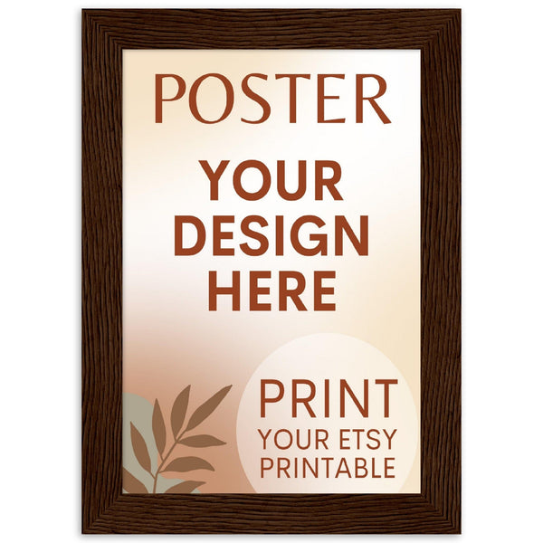 Custom FRAMED Poster | Photo | Painting Printing, Print Your Design, Print Digital Download, Etsy Printable File Download Printing Services