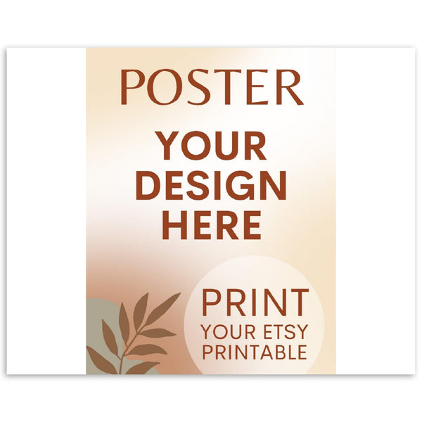 Custom Poster | Photo | Painting Printing, Print Your Design, Print Your Digital Download, Etsy Printable File Download Printing Services