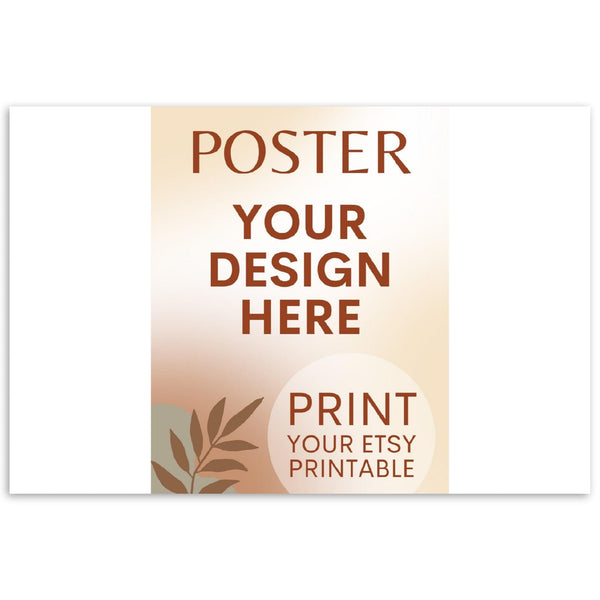 Custom Poster | Photo | Painting Printing, Print Your Design, Print Your Digital Download, Etsy Printable File Download Printing Services