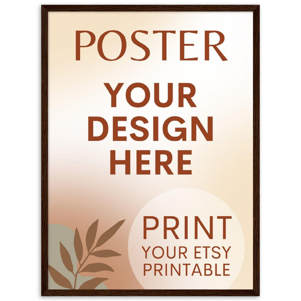 Custom FRAMED Poster | Photo | Painting Printing, Print Your Design, Print Digital Download, Etsy Printable File Download Printing Services