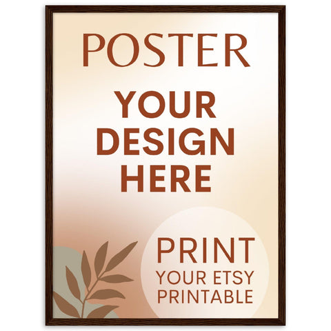 Custom FRAMED Poster | Photo | Painting Printing, Print Your Design, Print Digital Download, Etsy Printable File Download Printing Services