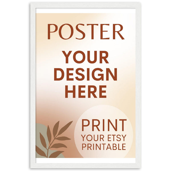 Custom FRAMED Poster | Photo | Painting Printing, Print Your Design, Print Digital Download, Etsy Printable File Download Printing Services