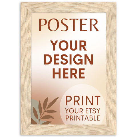 Custom FRAMED Poster | Photo | Painting Printing, Print Your Design, Print Digital Download, Etsy Printable File Download Printing Services
