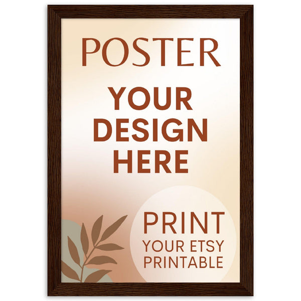 Custom FRAMED Poster | Photo | Painting Printing, Print Your Design, Print Digital Download, Etsy Printable File Download Printing Services