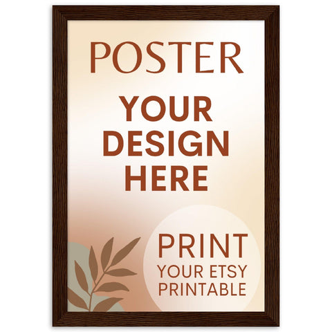 Custom FRAMED Poster | Photo | Painting Printing, Print Your Design, Print Digital Download, Etsy Printable File Download Printing Services