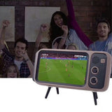 2-in-1 Retro TV Bluetooth Speaker & Phone Holder