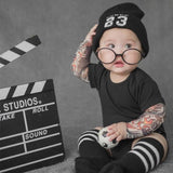 2019 Tattoo Sleeve Print Baby Romper