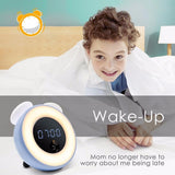 IntelliNight™ Wireless Smart LED Night Light & Alarm Clock WHITE