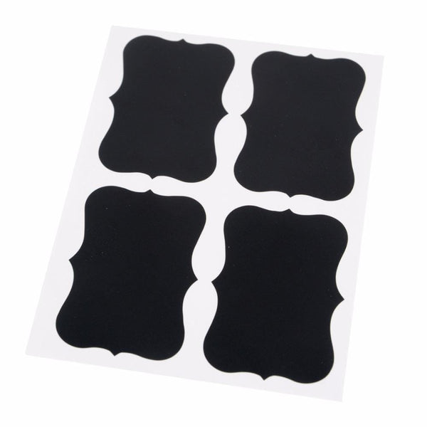Reusable Chalkboard Sticker Labels (72 Pcs)