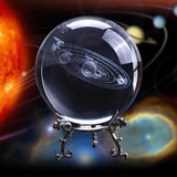3D Engraved Solar System Sphere