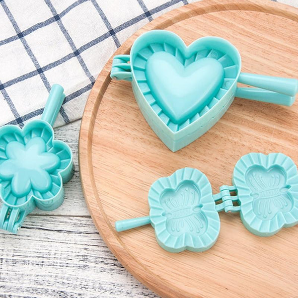 DeliDough™ Creative DIY 2-In-1 Dough Press Mold & Cutter Set (With Free Bonus Recipe E-Book)