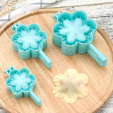 DeliDough™ Creative DIY 2-In-1 Dough Press Mold & Cutter (4 Different Shapes) Flower / Small