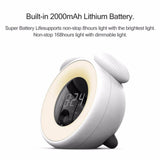 IntelliNight™ Wireless Smart LED Night Light & Alarm Clock WHITE