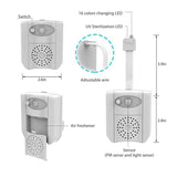 UVGlow™ 3-in-1 Toilet Bowl Night Light With Anti-Mold LED & Air Freshener  (Upgraded)