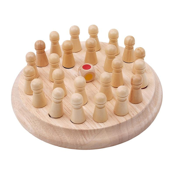 MemoMatch™ Wooden Memory Color Match Board Game