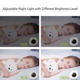 IntelliNight™ Wireless Smart LED Night Light & Alarm Clock WHITE
