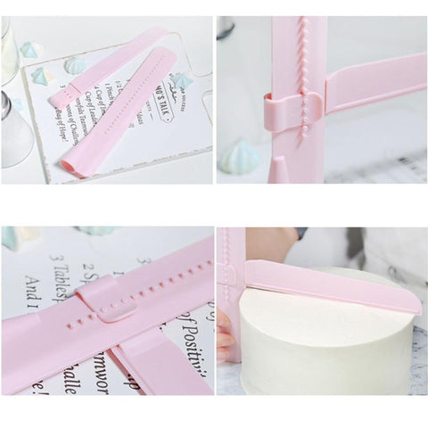 Adjustable Cake Scraper Edge Smoother Spatula