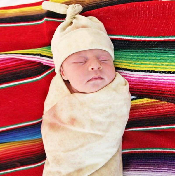 Burrito Baby Blanket Bundle