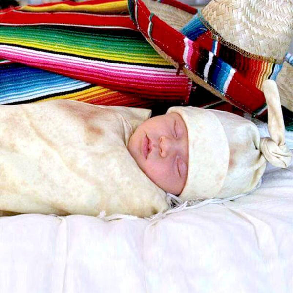 Burrito Baby Blanket Bundle