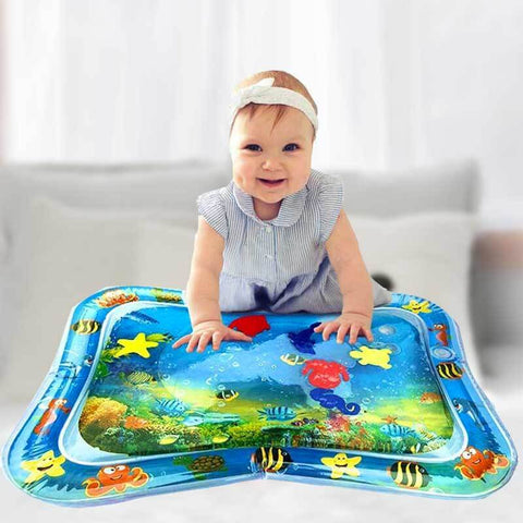 Lively Kids Fun With Inflatable Aquarium Mat - Inspire Uplift