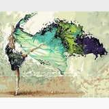 Ballet Dancer Paint-By-Numbers Kit
