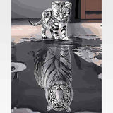 Big Cat Paint-By-Numbers Kit