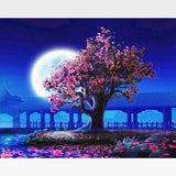 Blue Moon Paint-By-Numbers Kit