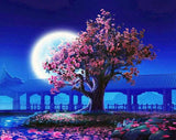 Blue Moon Paint-By-Numbers Kit