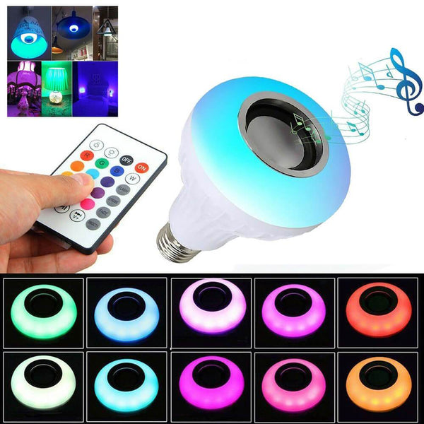 TuneGlow™ Smart 2-In-1 Color Changing LED Light With Wireless Bluetooth Speaker