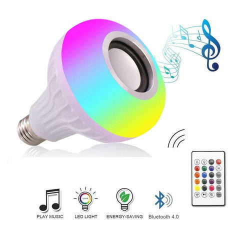 TuneGlow™ Smart 2-In-1 Color Changing LED Light With Wireless Bluetooth Speaker