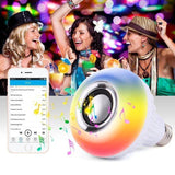 TuneGlow™ Smart 2-In-1 Color Changing LED Light With Wireless Bluetooth Speaker