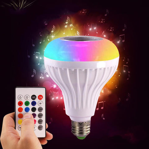 TuneGlow™ Smart 2-In-1 Color Changing LED Light With Wireless Bluetooth Speaker