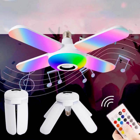 TuneGlow™ Smart 2-In-1 Color Changing LED Light With Wireless Bluetooth Speaker