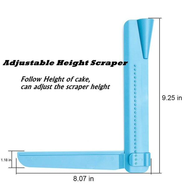 Adjustable Cake Scraper Edge Smoother Spatula