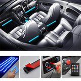 LuminAuto™ Smart Multicolor Car Interior  LED Light Kit (4 Pieces)