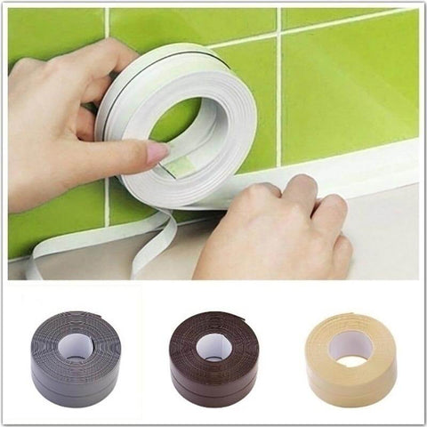 EasyCaulk™ Magic Anti-Mold Peel & Stick Self-Adhesive Caulk Tape Strip
