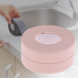 EasyCaulk™ Magic Anti-Mold Peel & Stick Self-Adhesive Caulk Tape Strip Pink - Solid