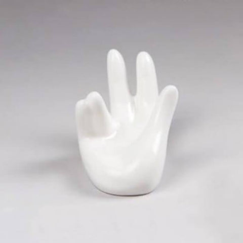 Ceramic Hand Decor Stand For Moon Lamp