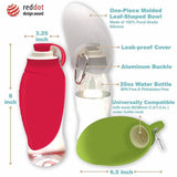 HydroLeaf™ Reversible Portable Pet Water Bottle Green