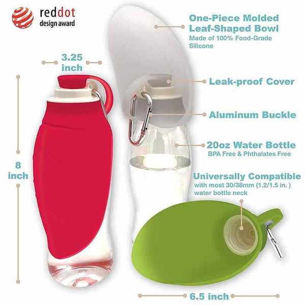 HydroLeaf™ Reversible Portable Pet Water Bottle