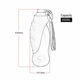 HydroLeaf™ Reversible Portable Pet Water Bottle Green