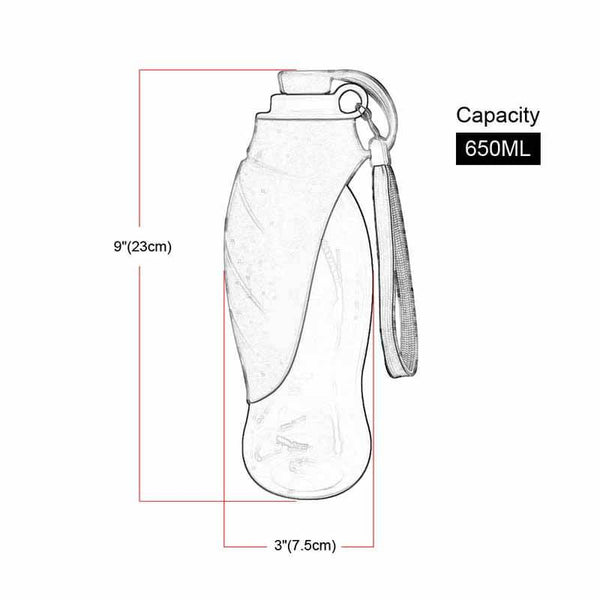 HydroLeaf™ Reversible Portable Pet Water Bottle