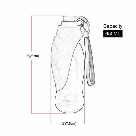 HydroLeaf™ Reversible Portable Pet Water Bottle